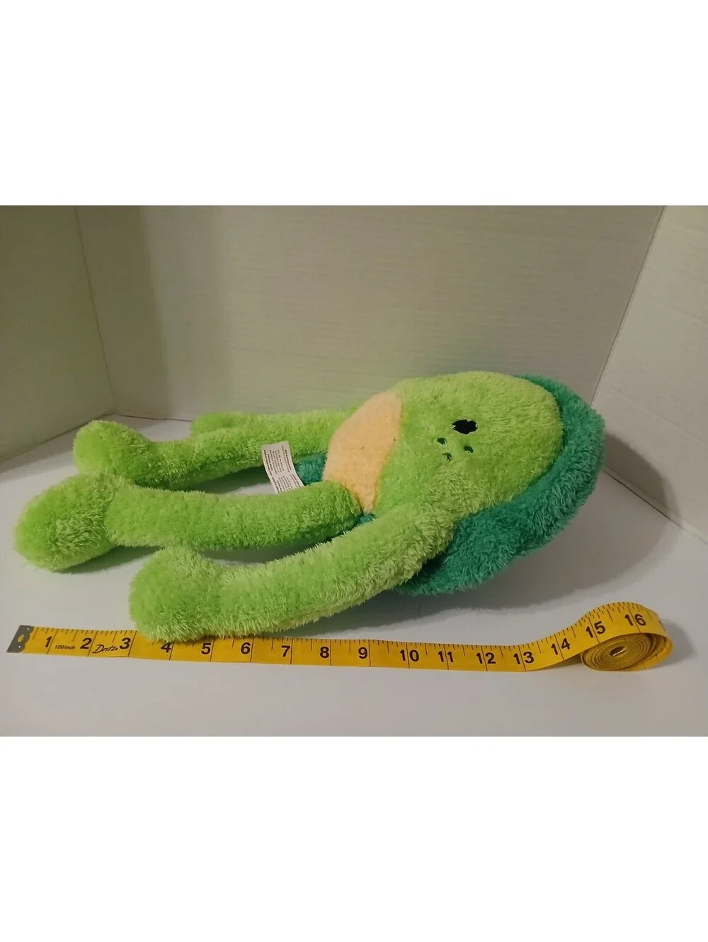Fiesta Noodlez Tobias the Turtle Green Stuffed Animal 15